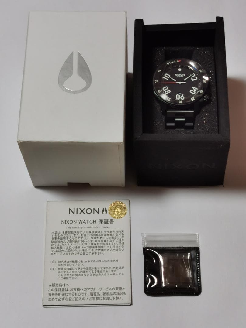NIXON RANGER ALL BLACK Quartz Men's Watch — Japanese