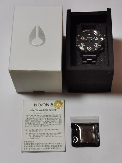 NIXON RANGER ALL BLACK Quartz Men's Watch — Japanese