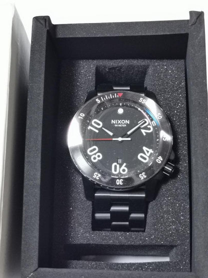 NIXON RANGER ALL BLACK Quartz Men's Watch — Japanese