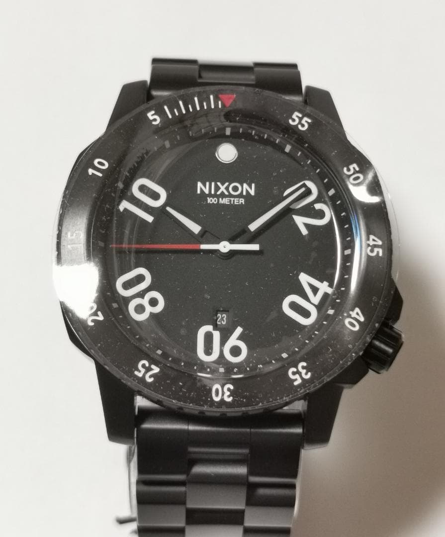 NIXON RANGER ALL BLACK Quartz Men's Watch — Japanese