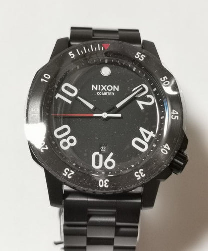 NIXON RANGER ALL BLACK Quartz Men's Watch — Japanese