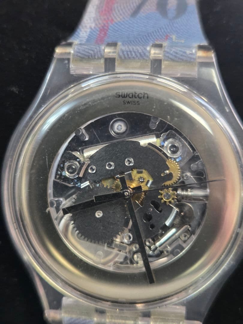 swatch Skeleton Quartz Memorabilia Men's — Japanese