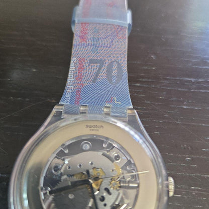 swatch Skeleton Quartz Memorabilia Men's — Japanese