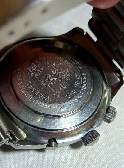 ORIENT King Diver 30 Jewels Day Date 1960s AT Automatic Men's Watch — Japanese