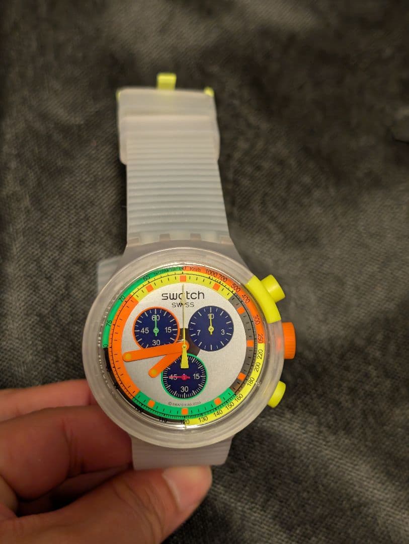 swatch SB02K100 Quartz Men's — Japanese