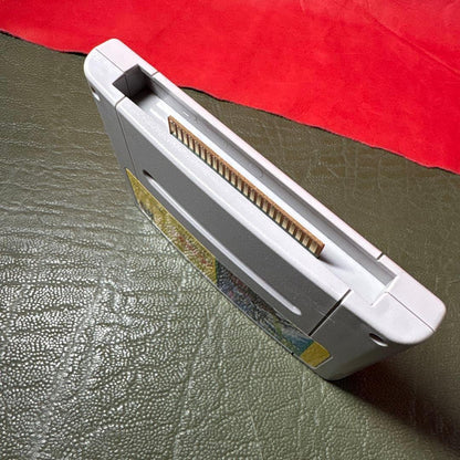 SFC Shinchigeki Kidou Senshi Gundam W Endless Duel cartridge with visible scratches, no box or manual
