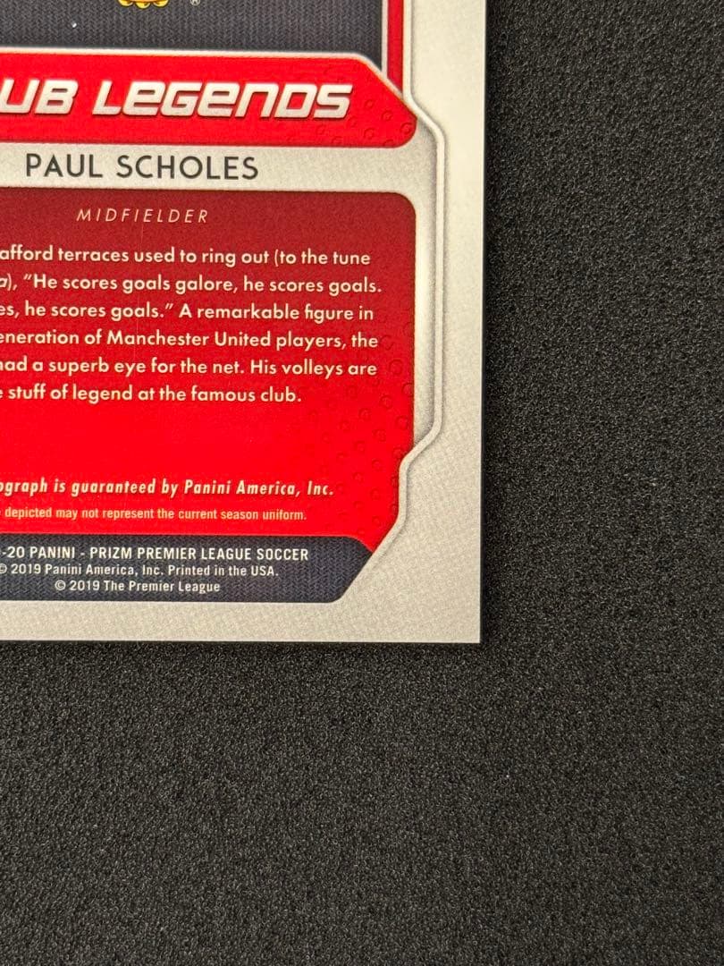 Paul Scholes Autograph — 019/20 — Japanese