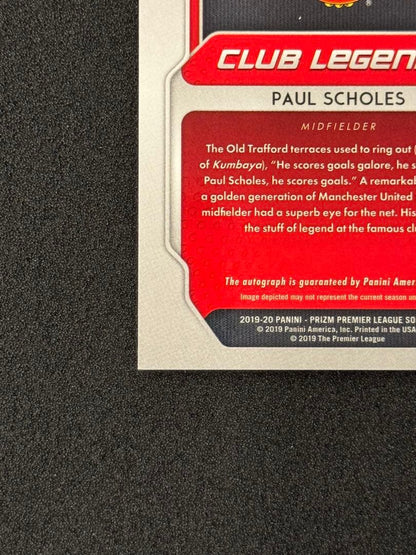 Paul Scholes Autograph — 019/20 — Japanese