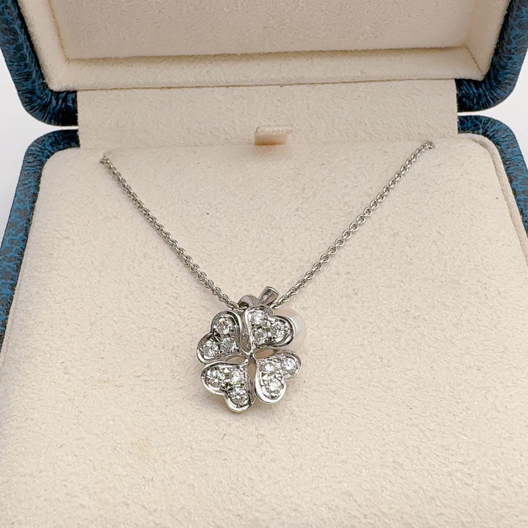 MIKIMOTO K18 gold necklace with diamond and 5.1mm Akoya pearl on a 42cm chain