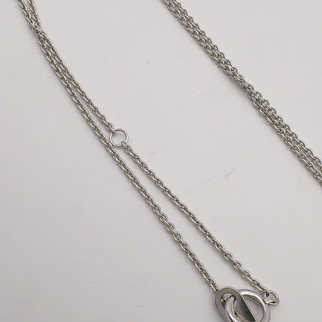 MIKIMOTO K18 gold necklace with diamond and 5.1mm Akoya pearl on a 42cm chain