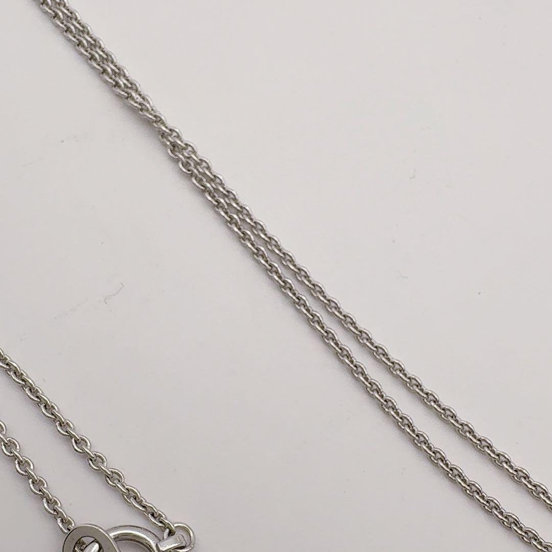 MIKIMOTO K18 gold necklace with diamond and 5.1mm Akoya pearl on a 42cm chain