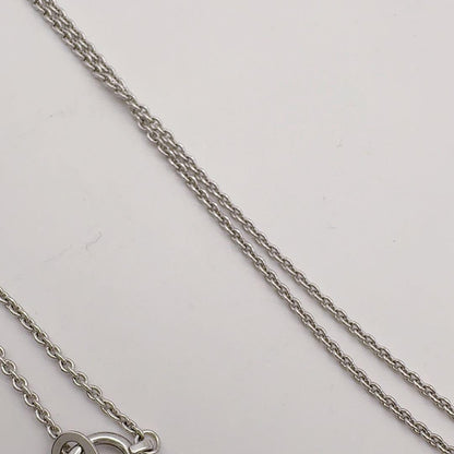 MIKIMOTO K18 gold necklace with diamond and 5.1mm Akoya pearl on a 42cm chain