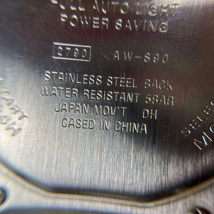 CASIO AW-S90 Solar Men's Watch — Japanese