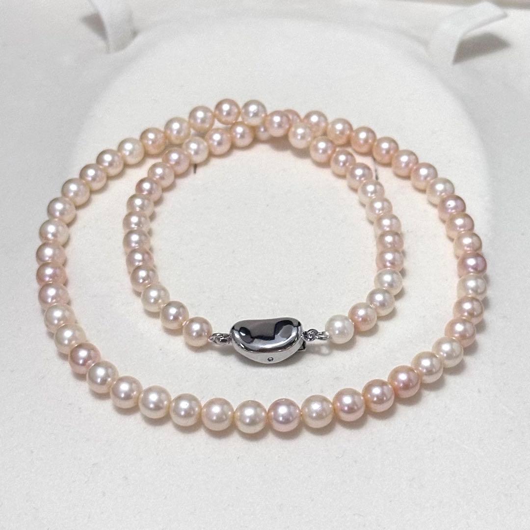 Aoyama Pearl Baby Pearl Necklace with 5.0-5.5 mm pearls on a 41 cm silver chain