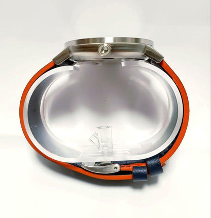 NIXON ROLLO Blue/Orange Quartz Men's Watch — Japanese