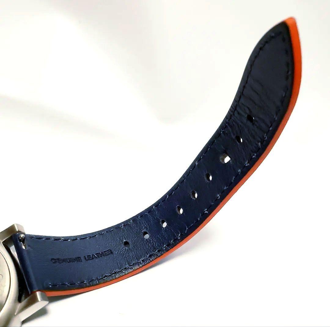 NIXON ROLLO Blue/Orange Quartz Men's Watch — Japanese