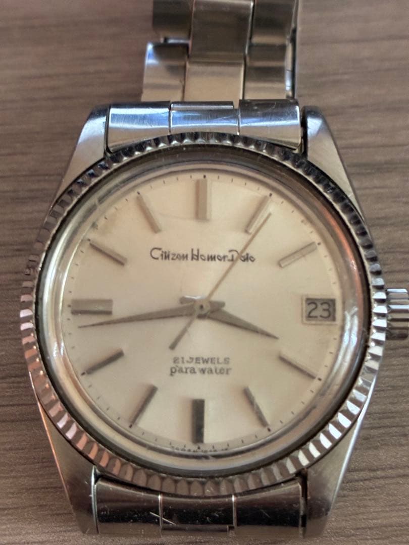 Citizen Homer Yamasakiパン裏蓋 Manual Men's Watch — Japanese