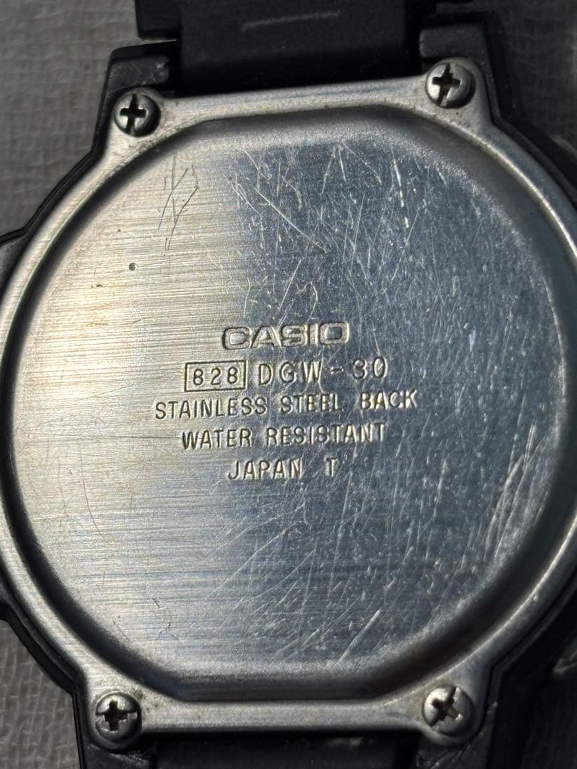 CASIO DGW-30 Digital Men's Watch — Japanese