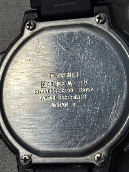 CASIO DGW-30 Digital Men's Watch — Japanese
