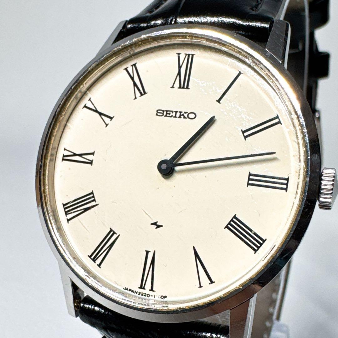 SEIKO 2220-0430 Manual Men's Watch — Japanese