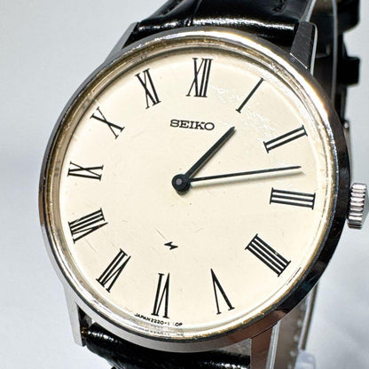 SEIKO 2220-0430 Manual Men's Watch — Japanese