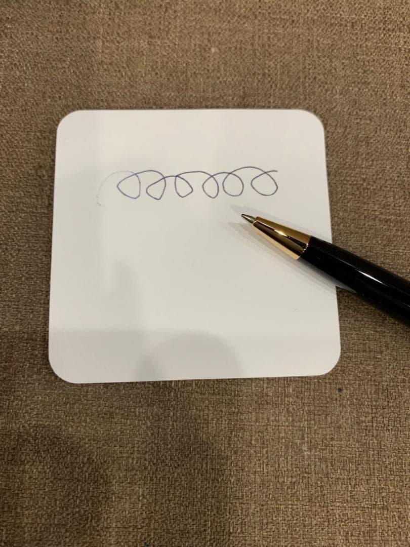 WATERMAN retractable black ballpoint pen with included case showing pen and case exterior