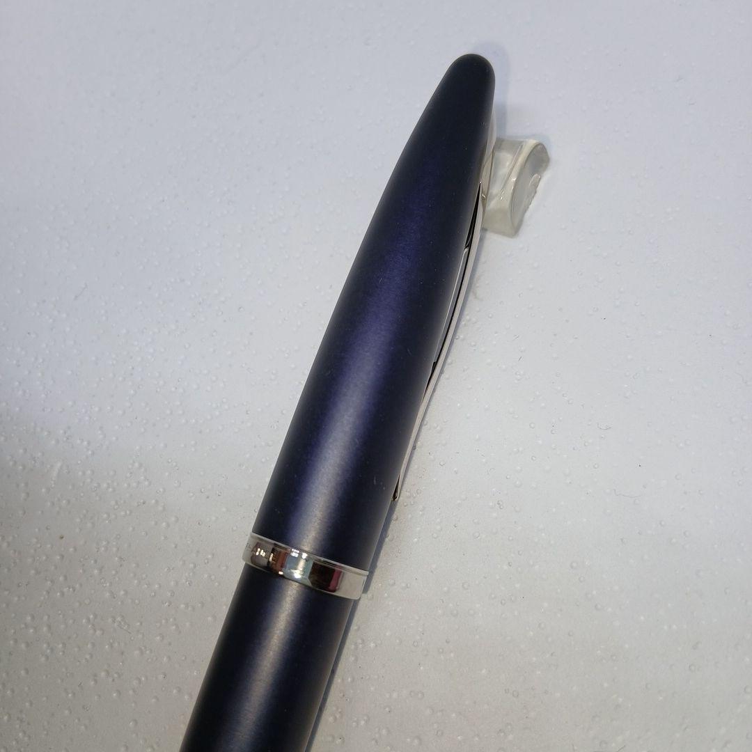 WATERMAN Karin ballpoint pen in rare Matte Blue-Black color with sleek matte finish and gold accents
