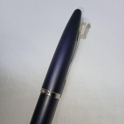 WATERMAN Karin ballpoint pen in rare Matte Blue-Black color with sleek matte finish and gold accents