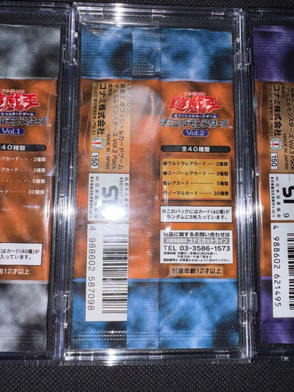 Yu-Gi-Oh Yu-Gi-Oh! Unopened Pack Initial Vol.1 to Vol.7 Complete Set Pack — Japanese