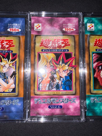 Yu-Gi-Oh Yu-Gi-Oh! Unopened Pack Initial Vol.1 to Vol.7 Complete Set Pack — Japanese