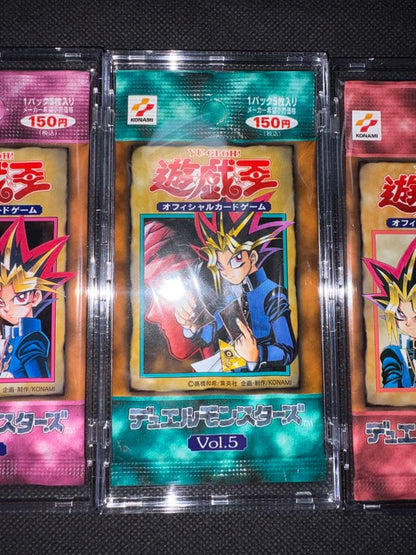 Yu-Gi-Oh Yu-Gi-Oh! Unopened Pack Initial Vol.1 to Vol.7 Complete Set Pack — Japanese