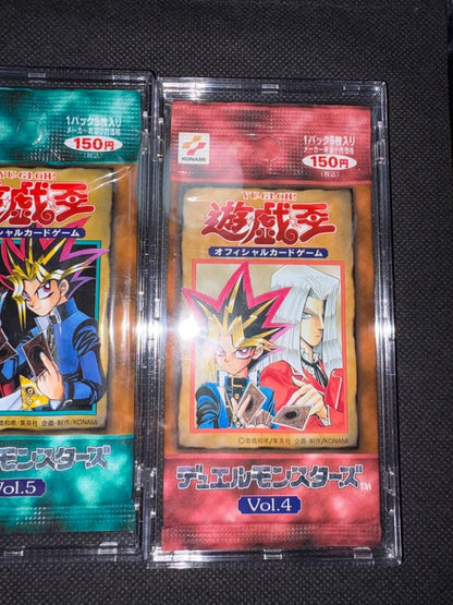Yu-Gi-Oh Yu-Gi-Oh! Unopened Pack Initial Vol.1 to Vol.7 Complete Set Pack — Japanese