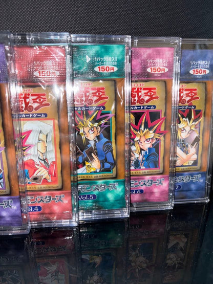 Yu-Gi-Oh Yu-Gi-Oh! Unopened Pack Initial Vol.1 to Vol.7 Complete Set Pack — Japanese