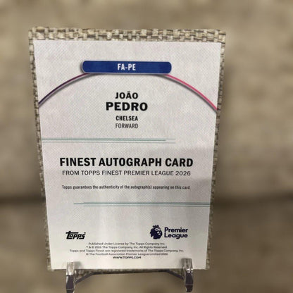Joao Pedro Autographed Card — Japanese