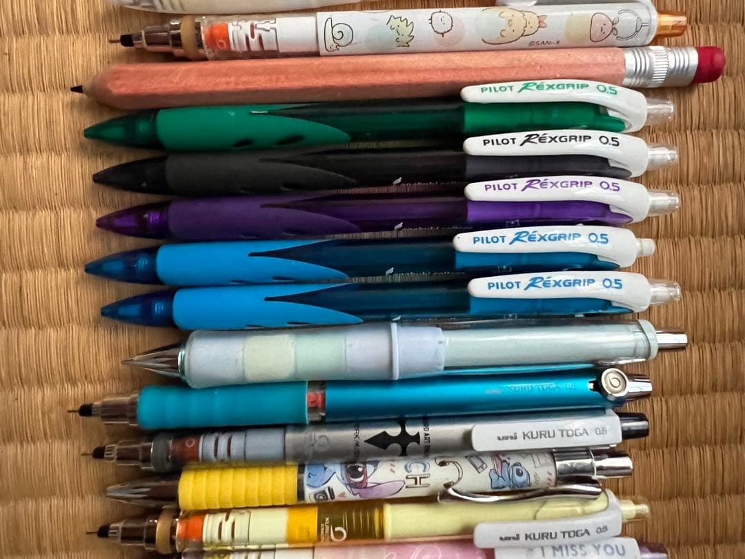 Pilot Kurtoga mechanical pencil with scraper stitch detailing and metal clip