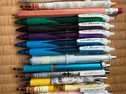Pilot Kurtoga mechanical pencil with scraper stitch detailing and metal clip