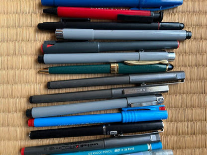 Pilot Kurtoga mechanical pencil with scraper stitch detailing and metal clip