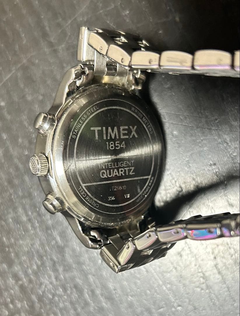 TIMEX INTELLIGENT WORLDTIME T2N610 Quartz Men's Watch — Japanese