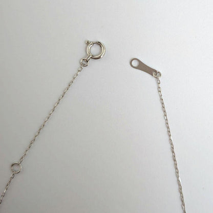 Akoya Pearl Necklace with 7mm pearls and 18K white gold chain 40.5cm length