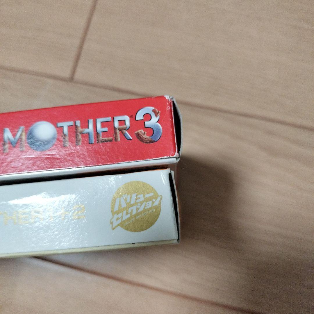 Mother 3 and Mother 1+2 game cartridges and original box for Game Boy Advance