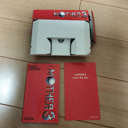 Mother 3 and Mother 1+2 game cartridges and original box for Game Boy Advance