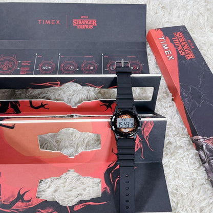 TIMEX Stranger Things Timex Collaboration Digital Men's Watch — Japanese