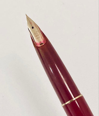 Pilot Desktop Pen Fountain Pen DPN-70-REF in Bordeaux color with special alloy nib vintage model