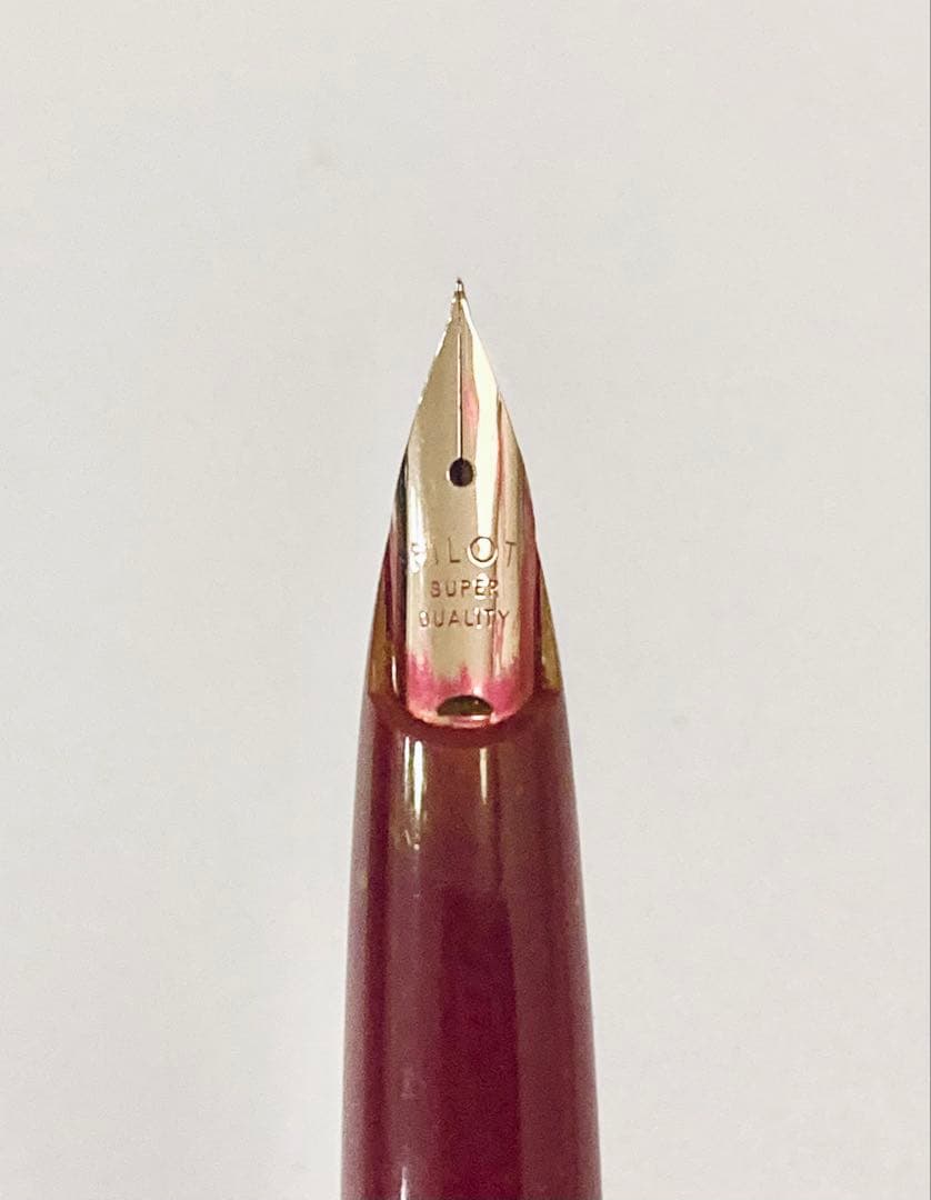 Pilot Desktop Pen Fountain Pen DPN-70-REF in Bordeaux color with special alloy nib vintage model