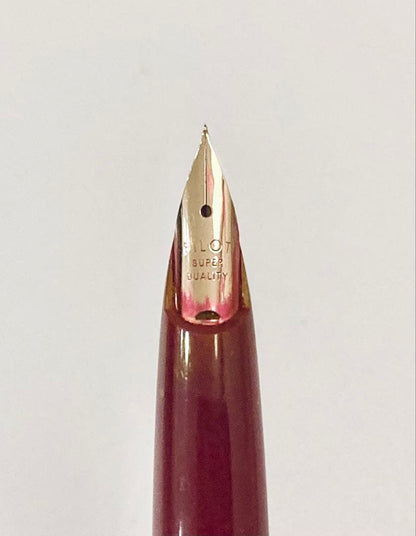 Pilot Desktop Pen Fountain Pen DPN-70-REF in Bordeaux color with special alloy nib vintage model