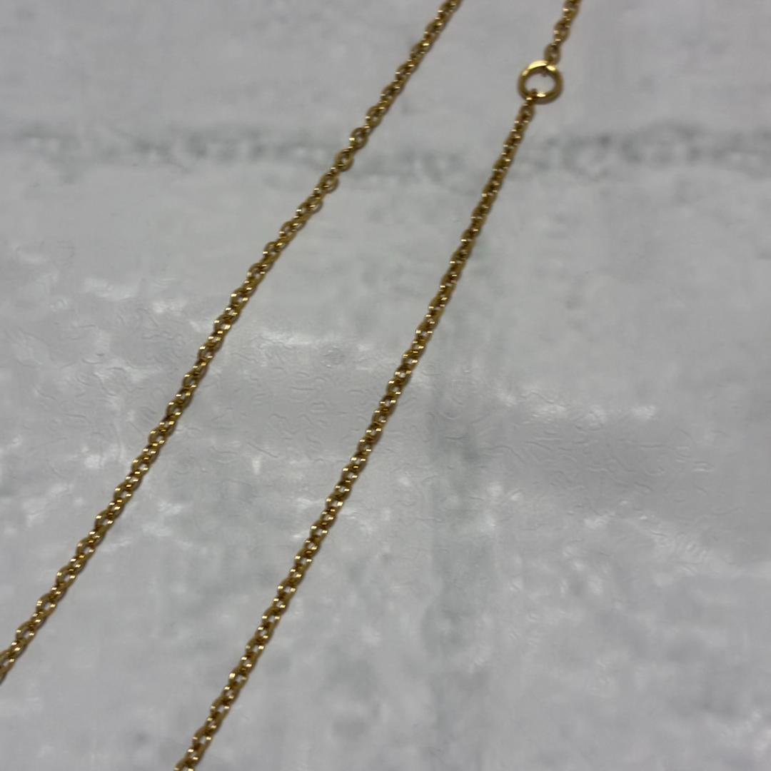 Mikimoto necklace featuring a single 7mm pearl gold pendant on adjustable 44cm K18 chain