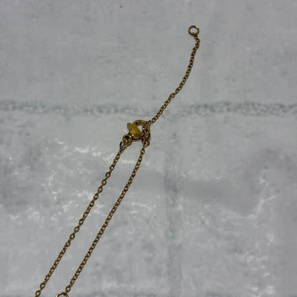 Mikimoto necklace featuring a single 7mm pearl gold pendant on adjustable 44cm K18 chain