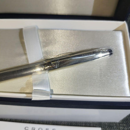 New unopened CROSS Century II ballpoint pen in sterling silver, shrink-wrapped with 925SILVER marking
