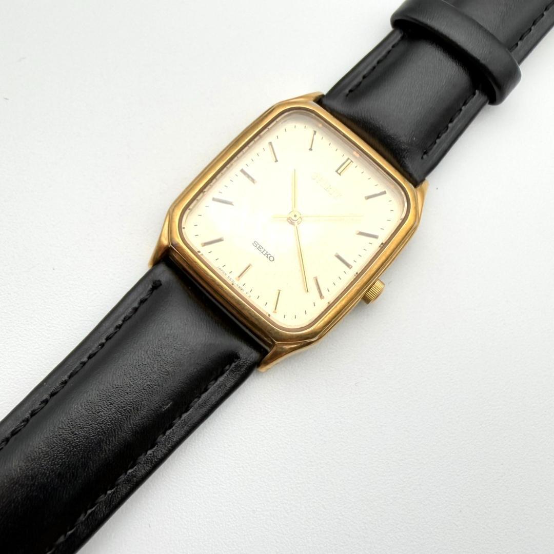 SEIKO SPIRIT SQ Gold Quartz Men's Watch — Japanese
