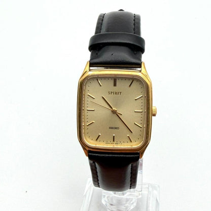 SEIKO SPIRIT SQ Gold Quartz Men's Watch — Japanese